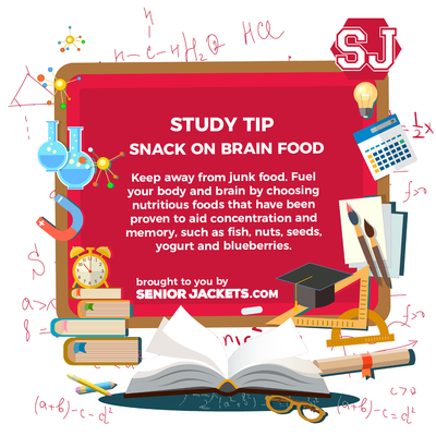 Senior Jackets Study Tips: Brain Food