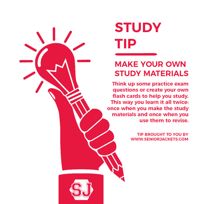 Senior Jackets Study Tips: Your Own Study Materials